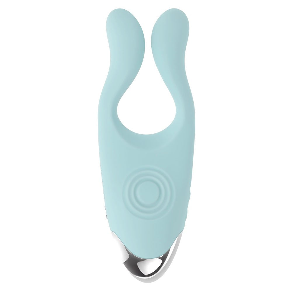 Evolved COUPLES THERAPY Rechargeable Couples Vibrator Teal - Sex Toys For Couples