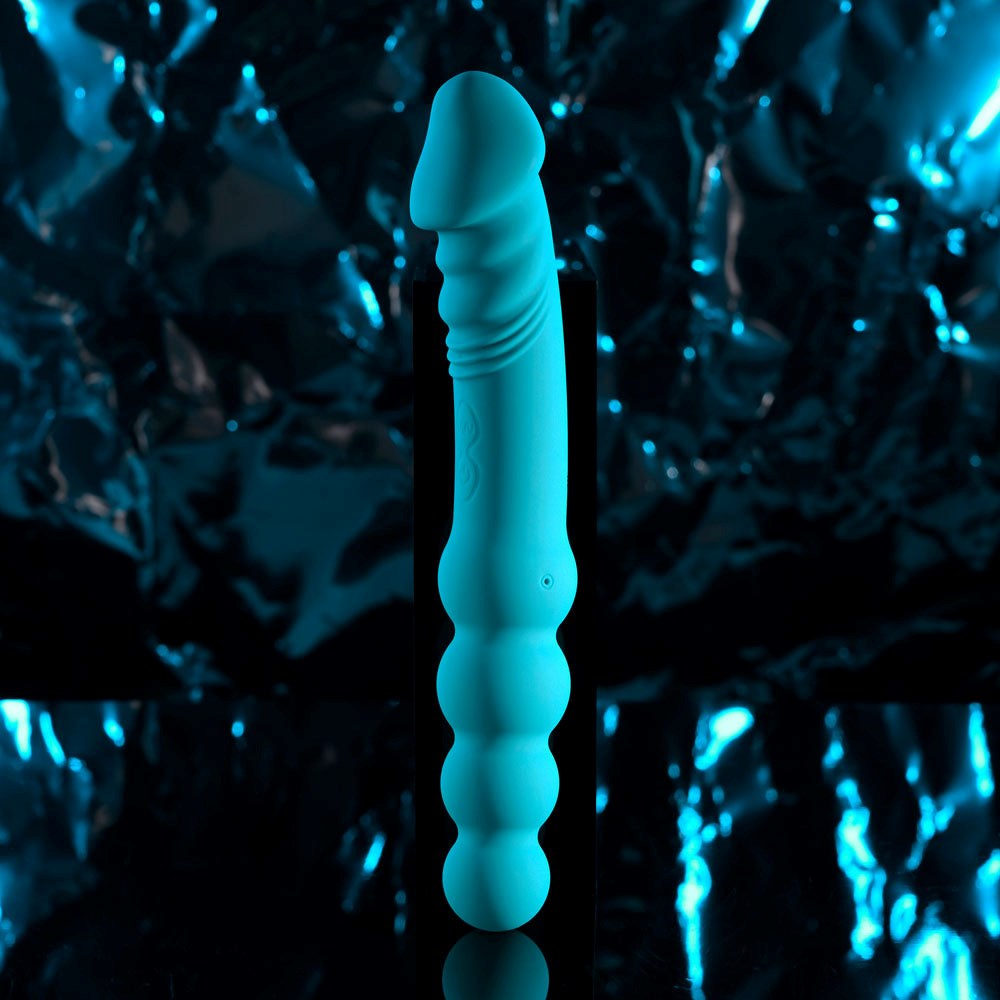 Evolved FLIP FLOP Dual Ended Vibrating Dildo Blue - Vibrating Dildos