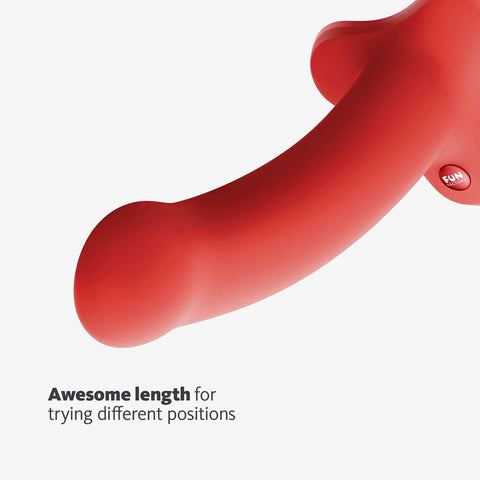 Magnum Strap On Dildo Coral Orange by Fun Factory - Strap On Sextoys