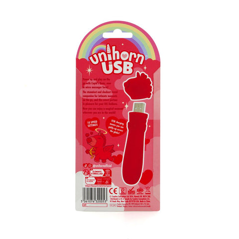 Unihorn USB Bullet Cupid's Beau by Creative Conceptions - Bullet Vibrators