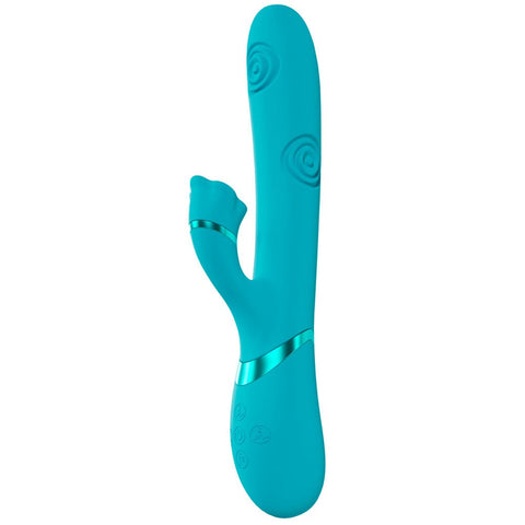 VIVE Fiore USB Rechargeable Tapping Rabbit Vibrator - Rabbit Vibrators