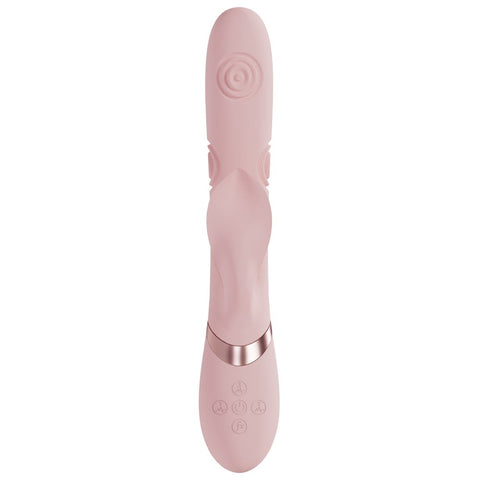 VIVE Fronda USB Rechargeable Tapping Rabbit Vibrator - Rabbit Vibrators