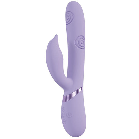 VIVE Pallina USB Rechargeable Tapping Rabbit Vibrator - Rabbit Vibrators