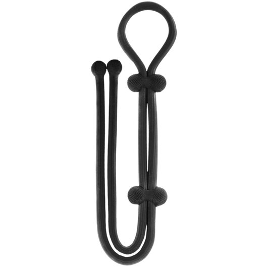 Adjustable Cock Ring with Ball Strap by NANMA Corporation - Stretchy Cock Rings