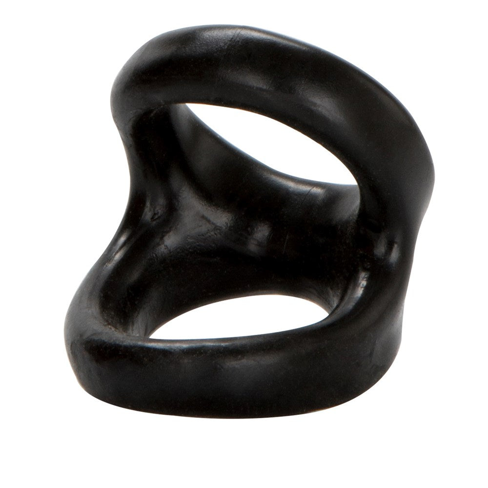 Colt Snug Tugger Erection Enhancer Cock Ring Black - Stretchy Cock Rings