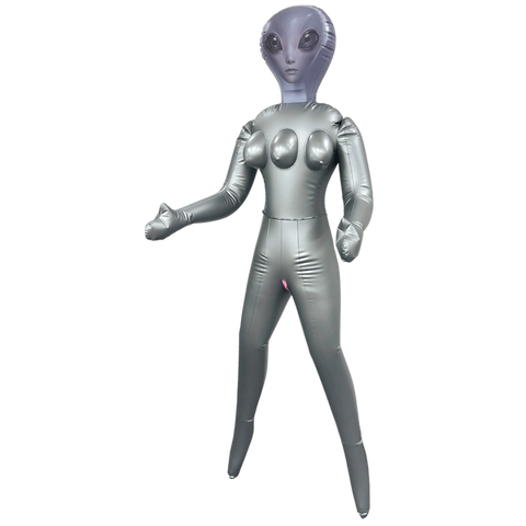 To Infinity Inflatable Alien Love Doll Silver - Love Dolls