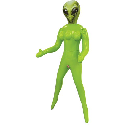 To Infinity Inflatable Alien Love Doll Green - Love Dolls
