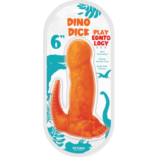 Hott Products Dino Dick Fantasy Dildo Orange