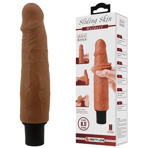 Pretty Love Waldorf 8.5 Inch Vibrating Dildo by Baile - Vibrating Dildos