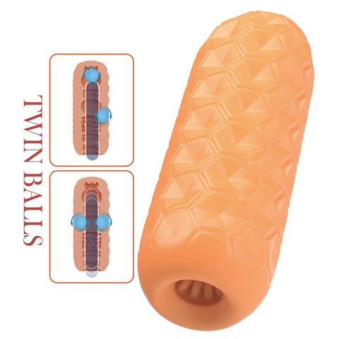 Venus-X Twin Balls Peach by Baile - Masturbators and Strokers