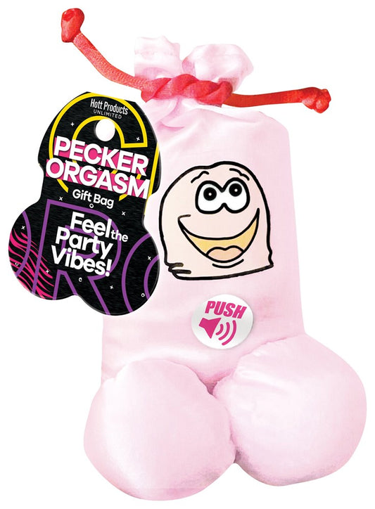 Pecker Orgasm Talking Bag Party Gift by Hott Products - Party Gifts and Novelties