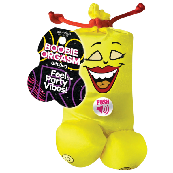 Hott Products Boobie Orgasm Talking Audible Party Gift Bag - Party Gifts and Novelties