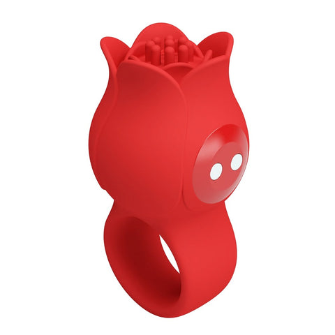 Pretty Love Jae Rose Adult Finger Vibrator by Baile - Clit Ticklers and Pulsators