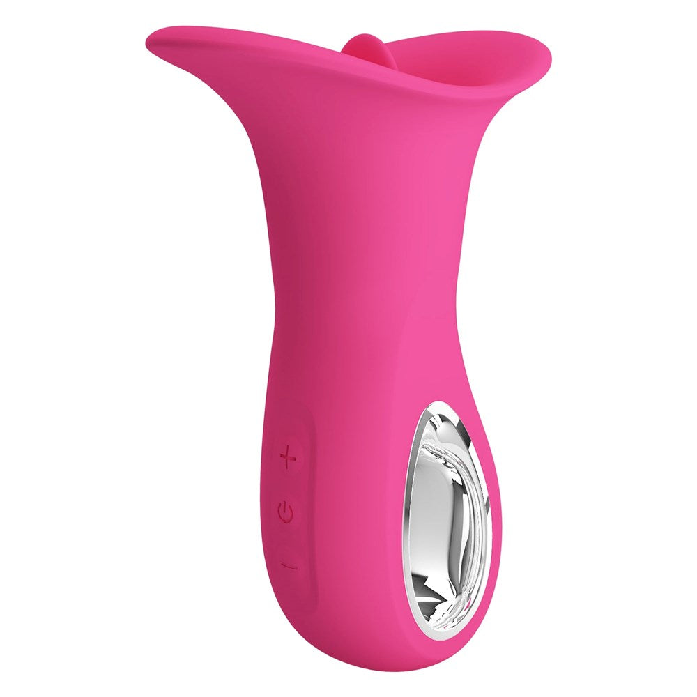 Pretty Love Clyde Oral Sex Clitoral Massager Pink - Clit Ticklers and Pulsators