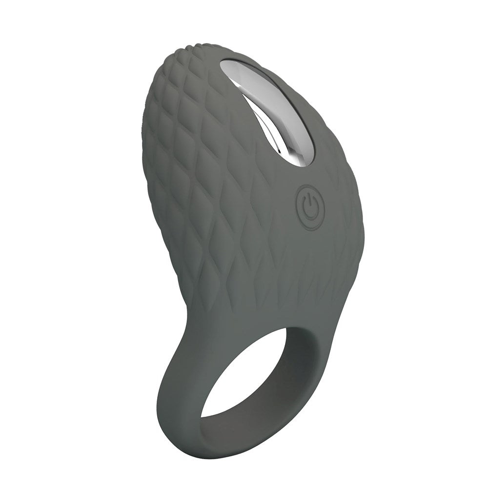 Pretty Love Master Ring Helious Vibrating Cock Ring Grey - Vibrating Cock Rings