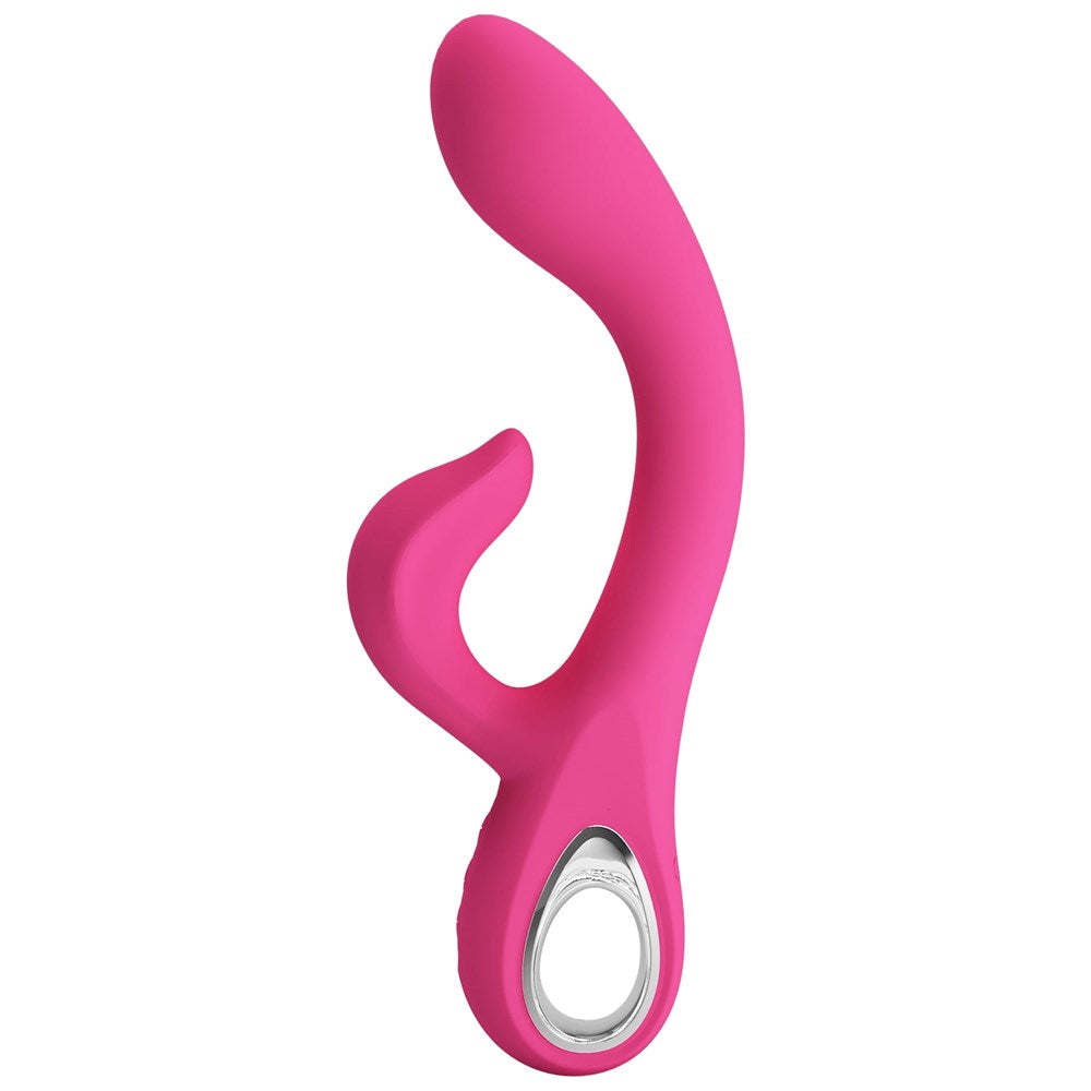 Pretty Love Fritz Rechargeable Rabbit Massager Pink - Rabbit Vibrators