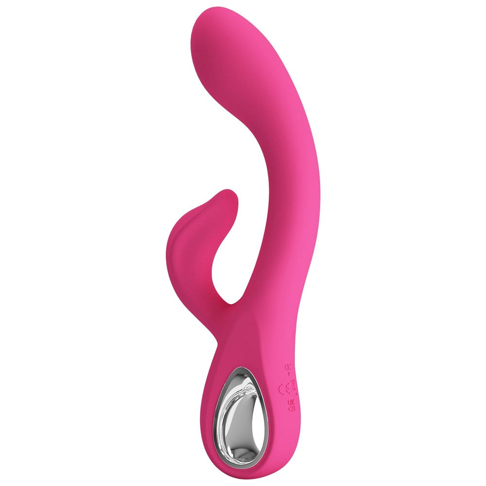 Pretty Love Fritz Rechargeable Rabbit Massager Pink - Rabbit Vibrators