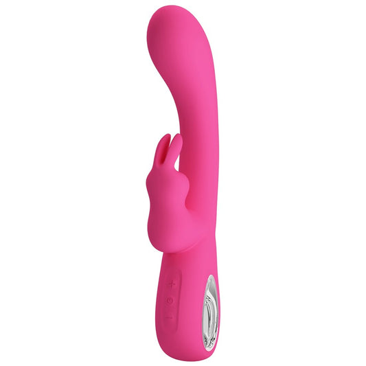 Pretty Love Novak 12 Functions Rabbit Vibrator Pink