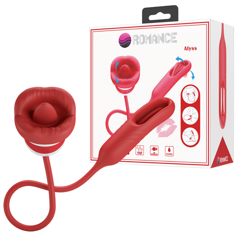 Rechargeable Alyss Hot Lips Clit Vibrator by Baile - Clit Ticklers and Pulsators