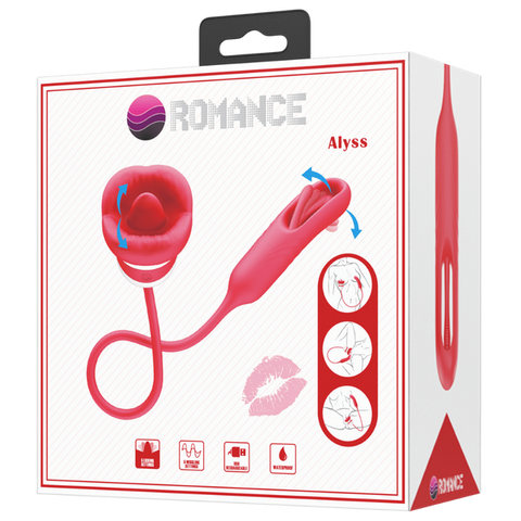 Rechargeable Alyss Hot Lips Clit Vibrator by Baile - Clit Ticklers and Pulsators