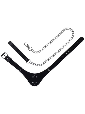 Velvet Noir Collar and Leash by Sportsheets - Collars and Leads