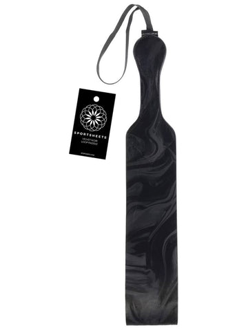 Velvet Noir Loop Paddle by Sportsheets - Paddles And Slappers