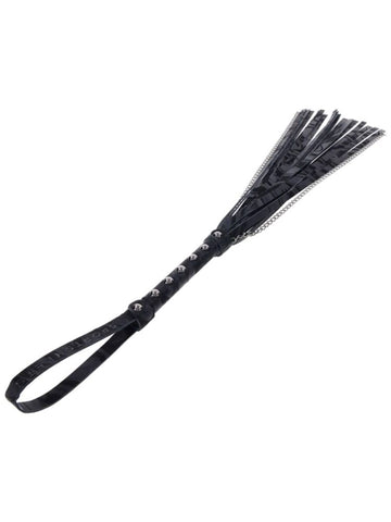 Velvet Noir Chain Flogger by Sportsheets - Whips And Crops
