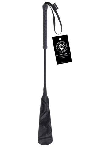 The Velvet Noir Strike Crop by Sportsheets - Whips And Crops