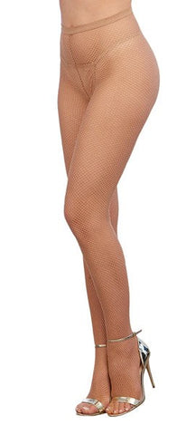 Fishnet Pantyhose With Back Seam by Dream Girl Lingerie - Fishnet and Thigh Highs