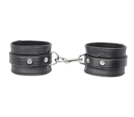 Love In Leather Soft Grained Leather Ankle Restraints