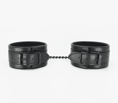 Padded Faux Leather Ankle Restraints by Love In Leather - Cuffs And Restraints