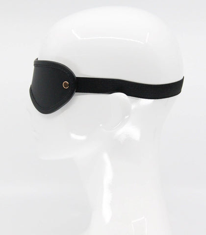 Blindfold With Coloured Hardware by Love In Leather - Masks And Blindfolds
