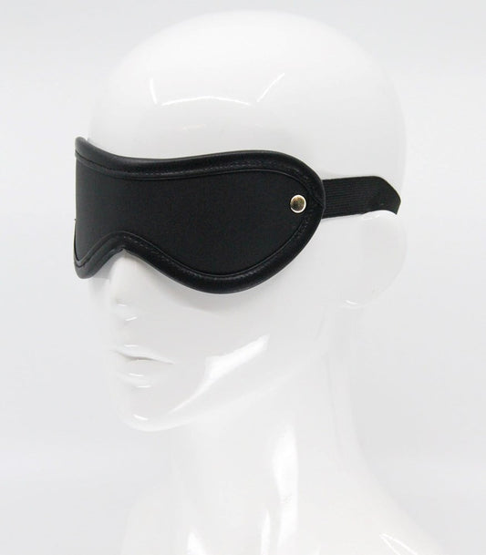 Love In Leather Blindfold with Coloured Hardware