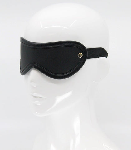 Blindfold With Coloured Hardware by Love In Leather - Masks And Blindfolds