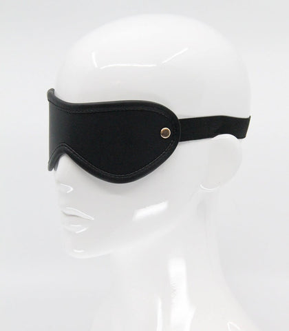 Blindfold With Coloured Hardware by Love In Leather - Masks And Blindfolds