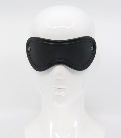 Blindfold With Coloured Hardware by Love In Leather - Masks And Blindfolds