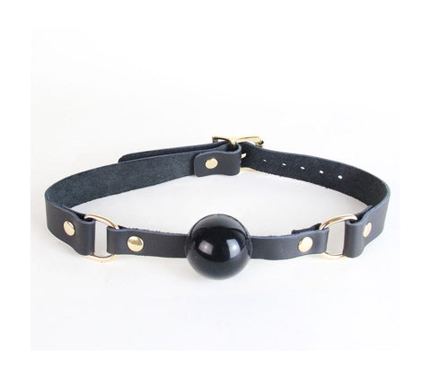 BDSM Gag With And Coloured Hardware by Love In Leather - Bondage Gags and Bits