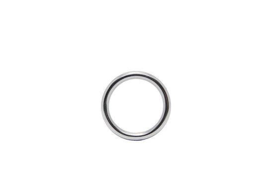 Love In Leather Stainless Steel Mens Cock Ring