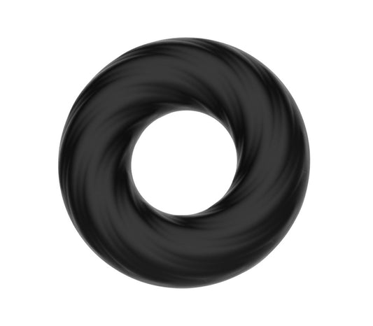 Love In Leather Silicone Fat Boy Stretchy Cock Ring