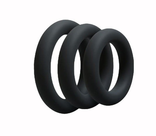 Love In Leather 3 Piece Fat Boy Stretchy Cock Rings