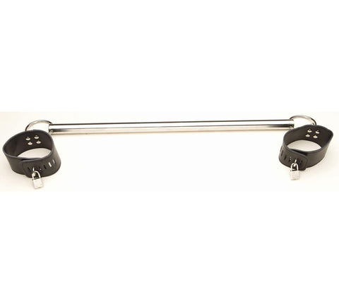 BDSM Play Metal Spreader Bar by Love In Leather - Spreaders and Hangers