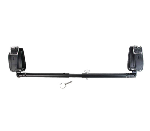 Adjustable Spreader Bar With Cuffs by Love In Leather - Spreaders and Hangers