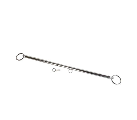 Silver Adjustable Spreader Bar by Love In Leather - Spreaders and Hangers