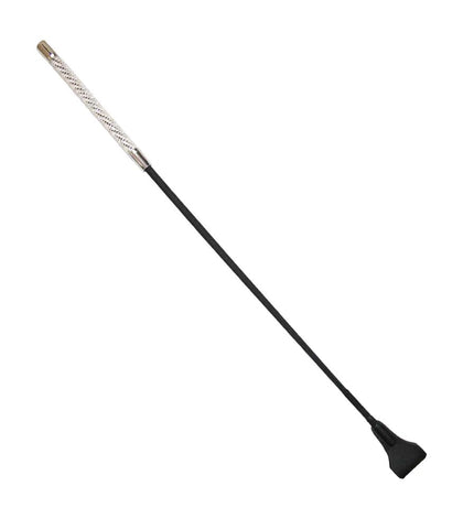 Long Diamante BDSM Riding Crop by Love In Leather - Whips And Crops