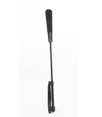 Riding Crop With Leather Slapper Tab by Love In Leather - Whips And Crops