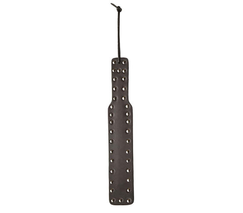 BDSM Play Studded Leather Paddle by Love In Leather - Paddles And Slappers