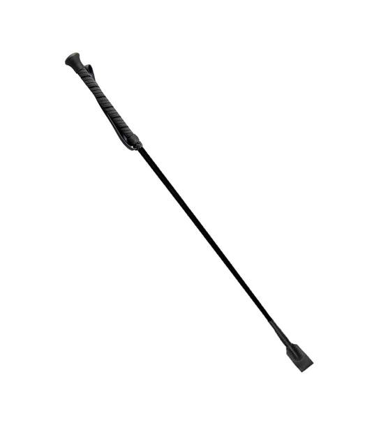 Love In Leather Riding Crop With Rubber Handle