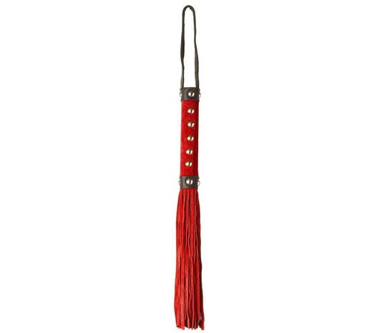 Love In Leather Studded Suede BDSM Play Flogger
