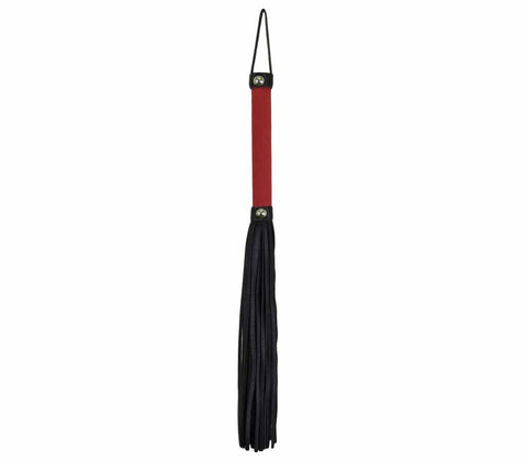Soft Velveteen Handle BDSM Flogger by Love In Leather - Whips And Crops