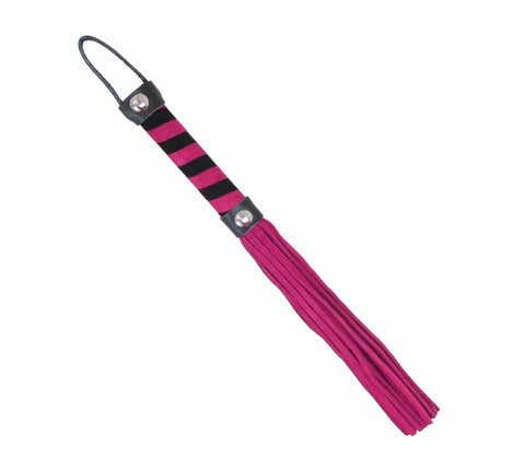Candy Striped Willy Bondage Whip by Love In Leather - Whips And Crops